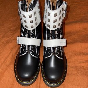 Dr. Martens 1490 Joska Stud Black Leather Lace Up